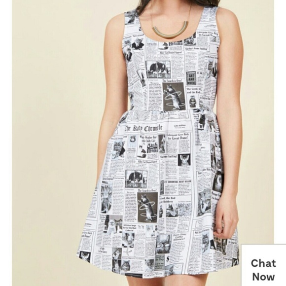 Modcloth "Start Spreading the Meows" Retrolicious - Picture 1 of 5